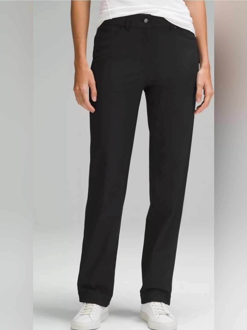 lululemon athletica Black Straight-Leg Pants
